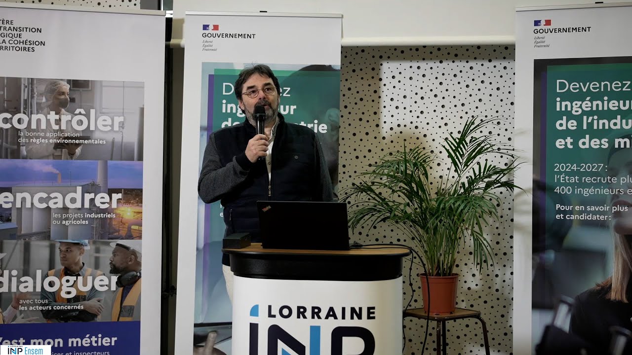 Replay Conférence du 6 mars 2024  « Devenez ingénieur de l'industrie et des mines »