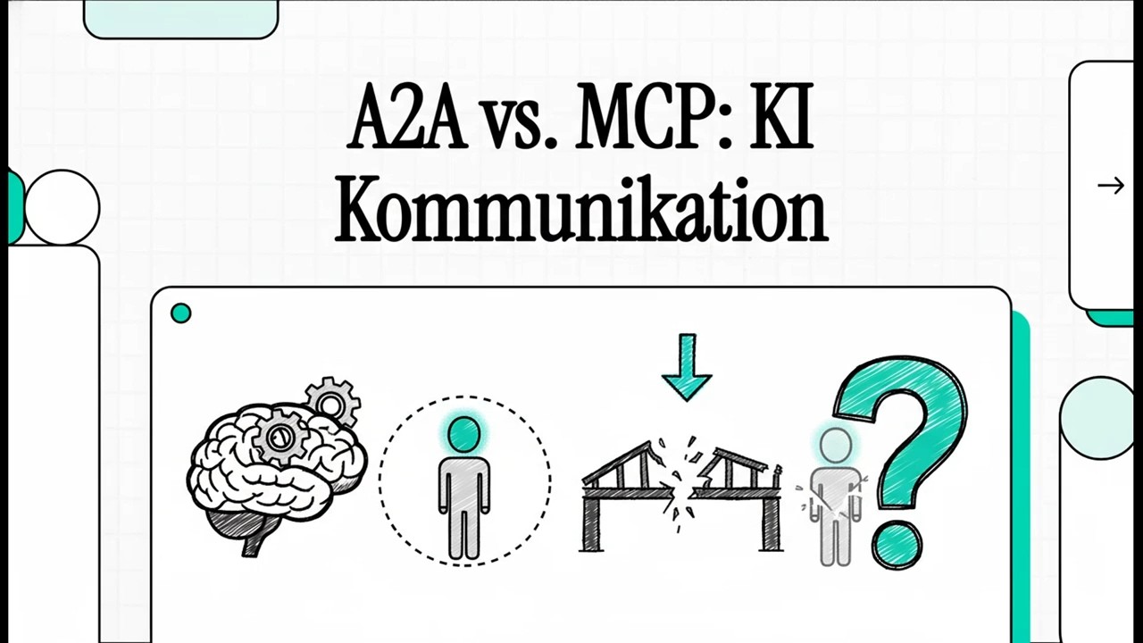Unterschiede A2A und MCP | EINFACH ERKLÄRT