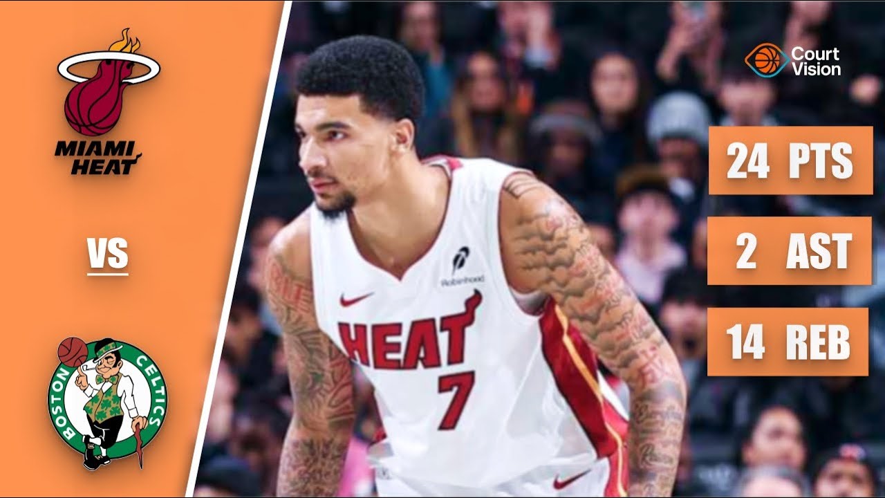 Kel'el Ware - 24 Points, 6 Three Pointers, 14 Rebounds vs Celtics - 2025-26 Regular Season