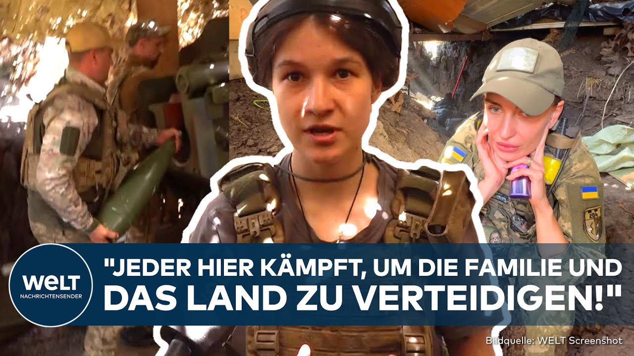 UKRAINE-KRIEG: Frauen an der Front! 