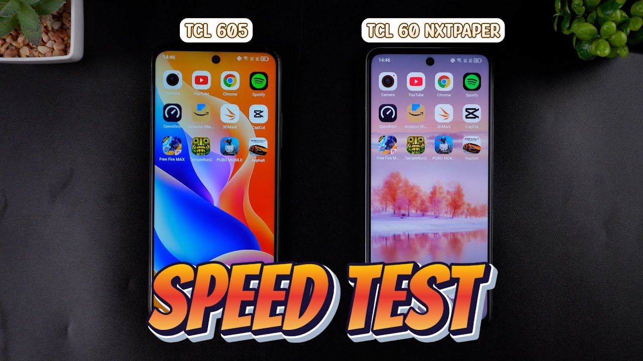 TCL 605 vs TCL 60 NXTPaper SPEED TEST