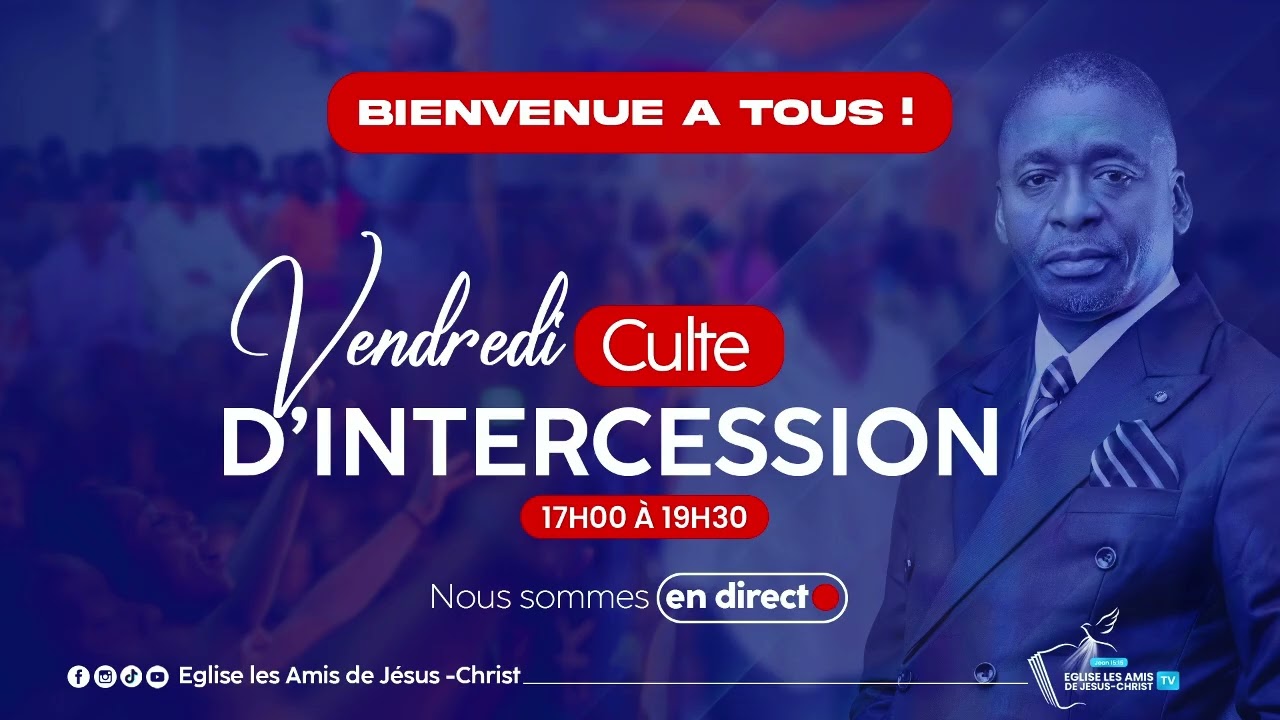 CULTE D'INTERCESSION 30 JANVIER 2026 AVEC LA SERVANTE DE DIEU VARLEGE LUBAMBA