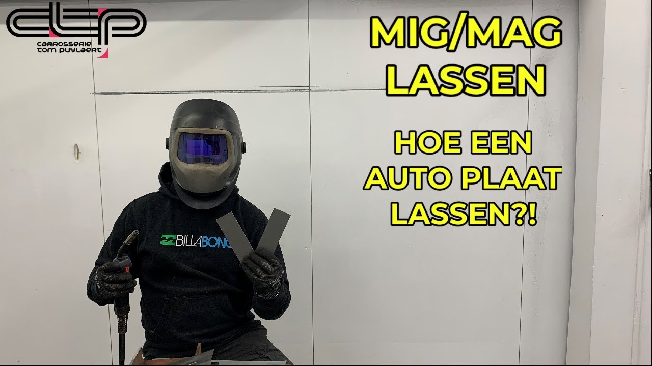 Mig/mag lassen van dunne plaat  (0,8mm)  carrosserie/autoplaat