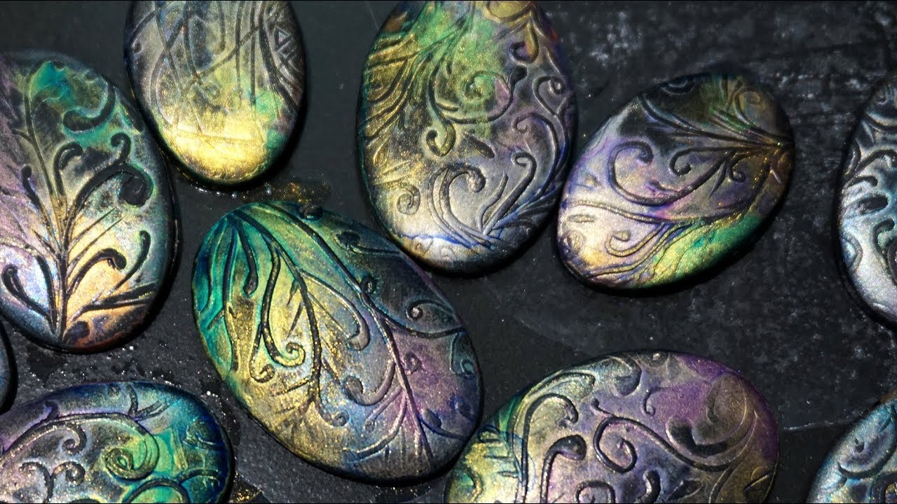 Watching Paint Dry - Lumiere Halo Paint Effects on Polymer Clay