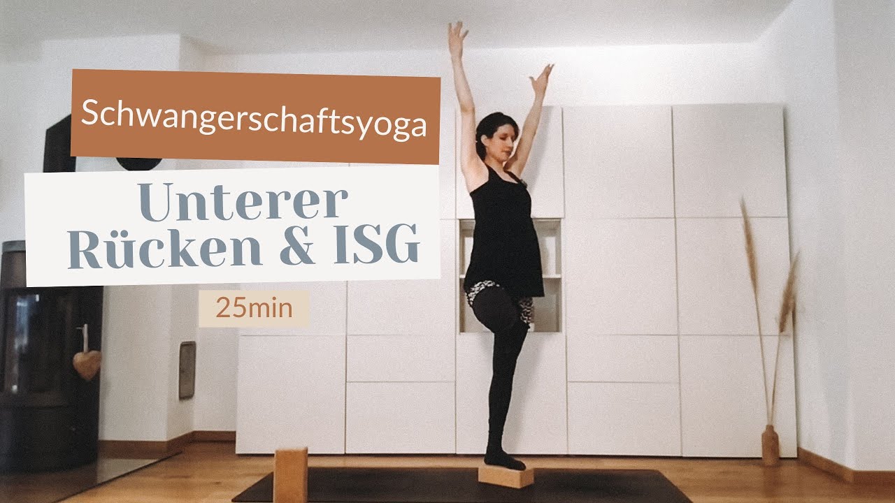 Schwangerschaftsyoga | ISG Schmerzen Übungen | Unterer Rücken Schmerzen Übungen | 25 Minuten