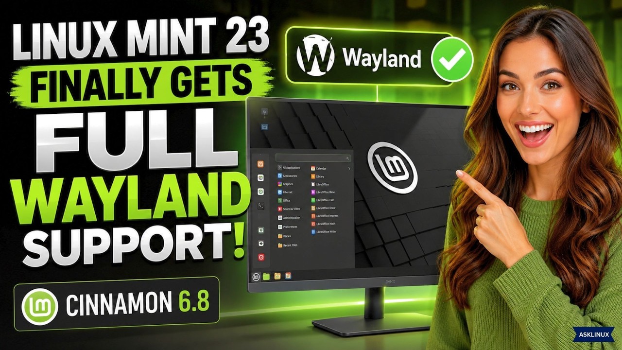 Linux Mint 23 Finally Gets FULL Wayland Support! (Cinnamon 6.8)