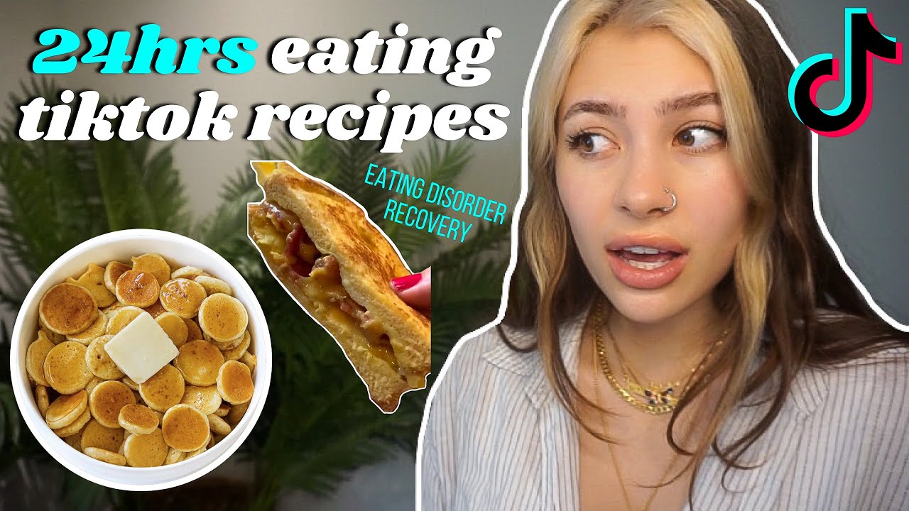 MAKING VIRAL TIKTOK RECIPES FOR 24HRS (eating disorder recovery)