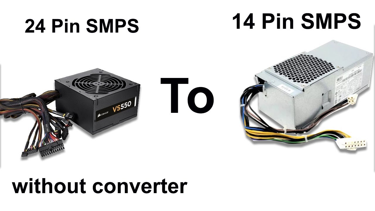 Как переделать 24-контактный SMPS в 14-контактный Lenovo SMPS | Простое руководство своими руками
