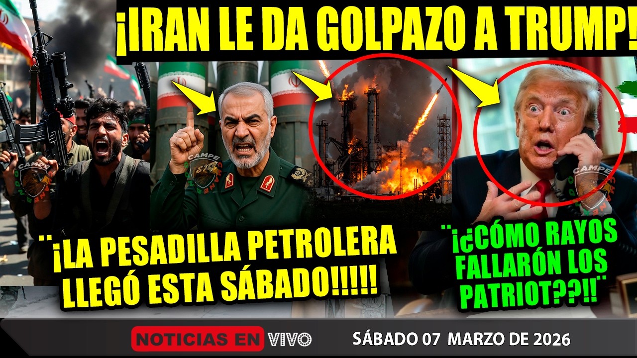 TRUMP ¡IRAN LE DA SORPRESOTA ESTE SÁBADO! PETROLERAS SE HUNDEN ¡ARABES FURIOSOS! ALIADOS SE VAN HOY