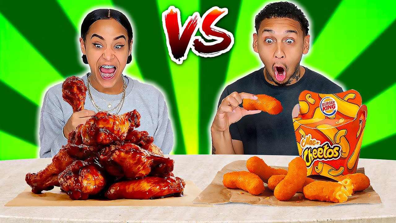 BBQ VS CHEESE FOOD CHALLENGE