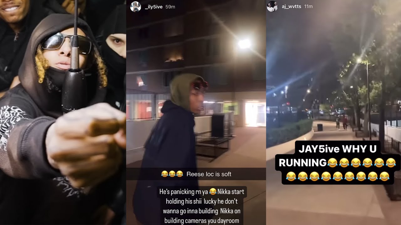 Jay5ive RUNS  DOWN & MAKES SugarHill Rapper Reese Loc COP IT! 
