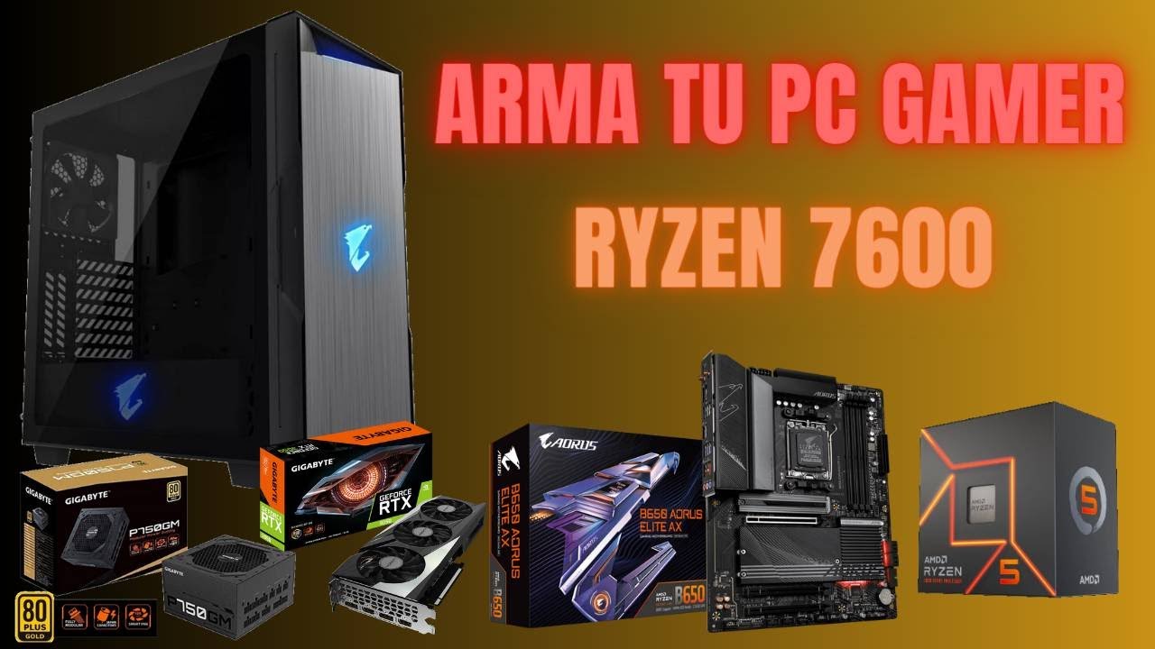 Arma tu PC Gamer Ryzen 7600🚀 Rendimiento y Ahorro Garantizados