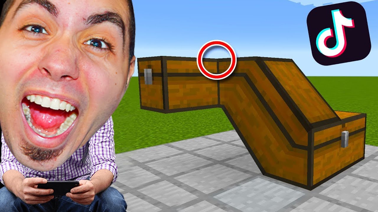 REAGISCO AI TIK TOK HACK IMPOSSIBILI DI MINECRAFT!!