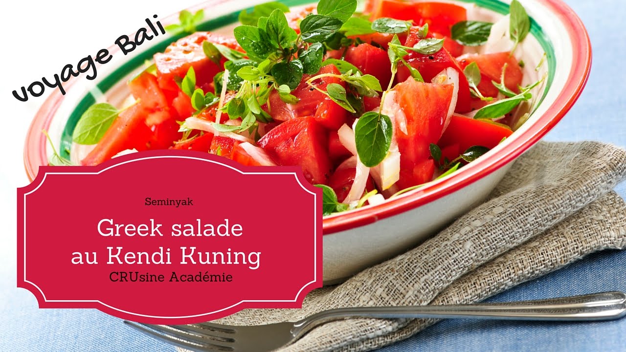 Greek salade au Kendi Kuning Seminyak