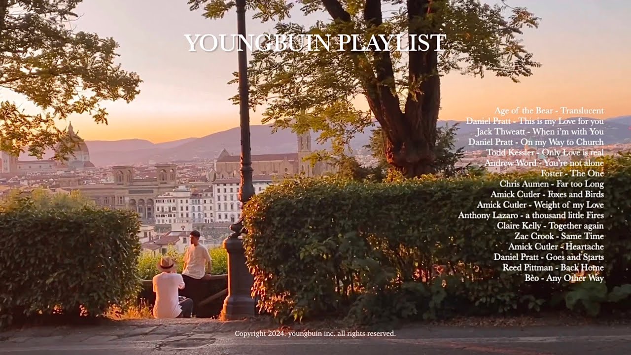 🎵 Youngbuin Playlist | 앞으론 너의 모든 노을과 야경이 더 로맨틱해질거야, 잊지 못할 황홀한 노을과 야경을 볼 때 듣고싶은 플리🌹 with 유럽의 야경들