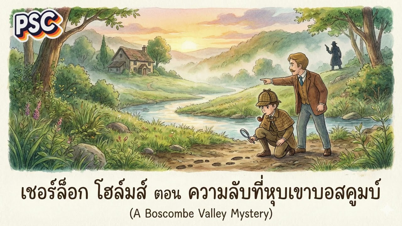 [ EP.8 ] เชอร์ล็อก โฮล์มส์ : ความลับที่หุบเขาบอสคูมบ์ [ Sherlock Holmes : A Boscombe Valley Mystery]