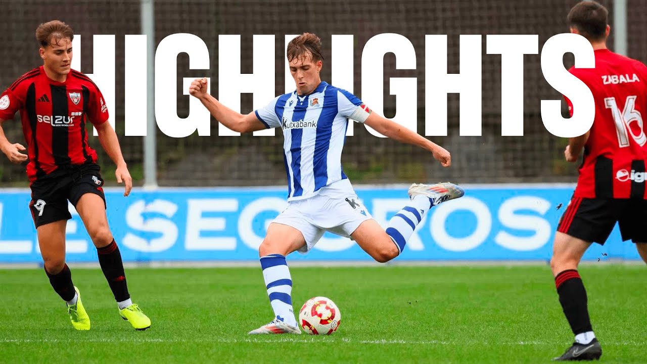 HIGHLIGHTS | 2&ordf; RFEF 24-25 | J8 | Real Sociedad C 0-2 Arenas Club de Getxo | Zubieta