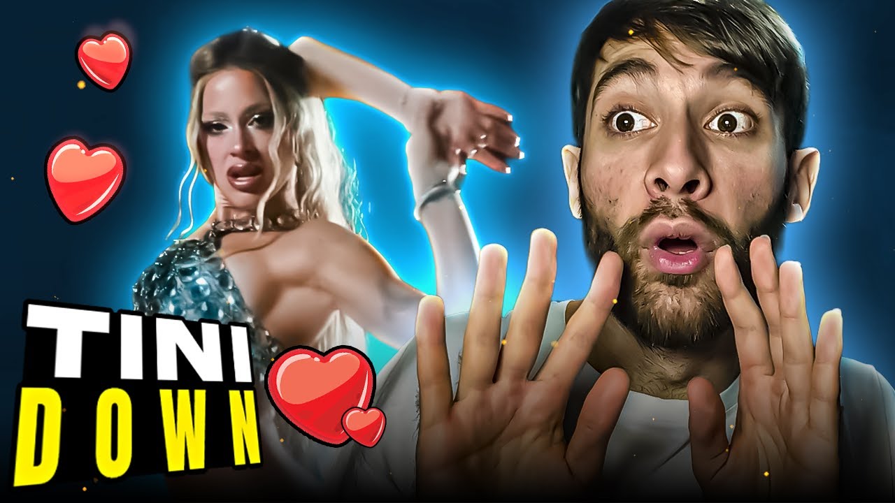 BRILLAS CON LUZ PROPIA!! Mi REACCION a TINI - Down (Official Video)