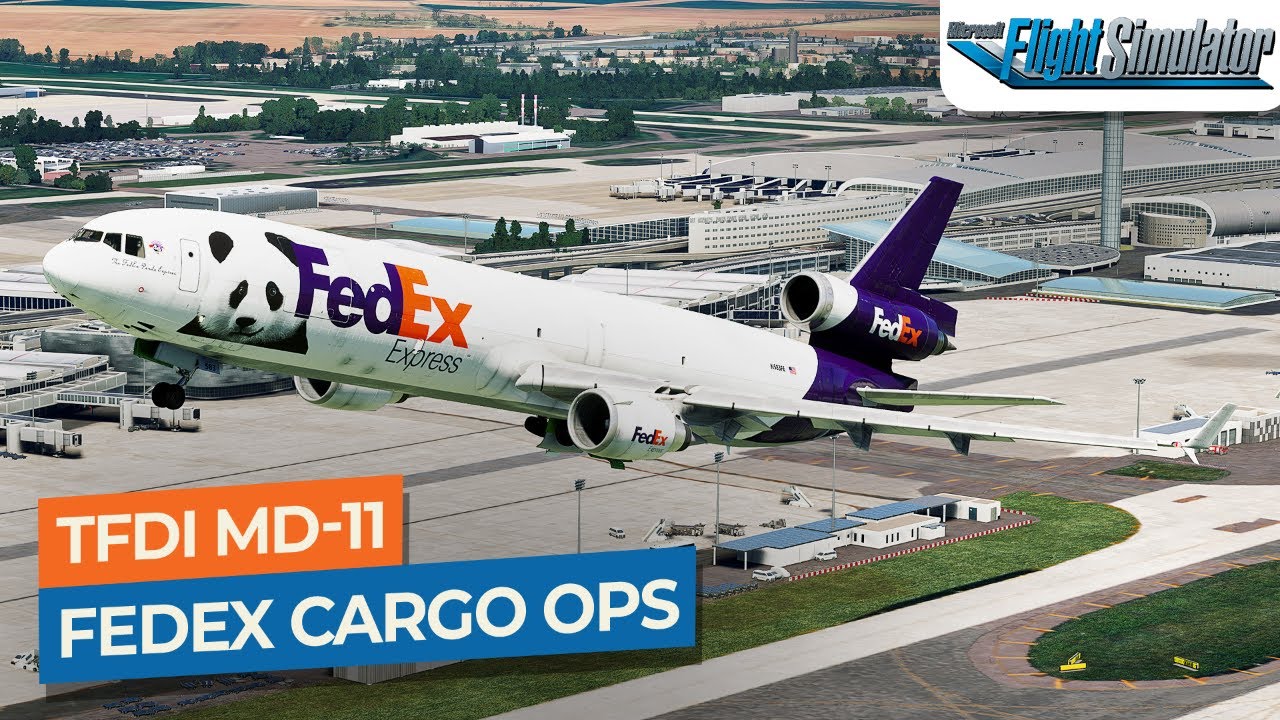 [MSFS] FedEx Cargo Ops - TFDi Design MD-11F FedEx｜Drawyah