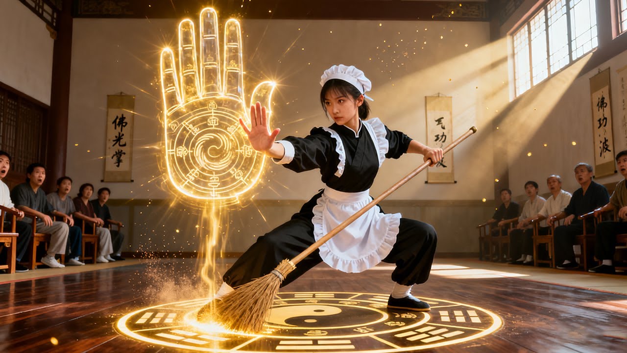 Fille faible balayeuse, prodige du kung-fu ! Dix coups par seconde, elle change son destin !