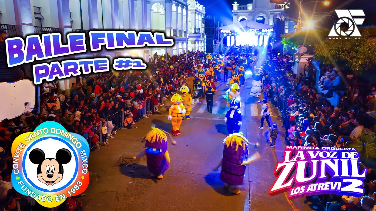 CONVITE SANTO DOMINGO EL ORIGINAL - PRESENTACIÓN FINAL PARTE 1 - BAILE 2023, AMENIZA LA VOZ DE ZUNIL