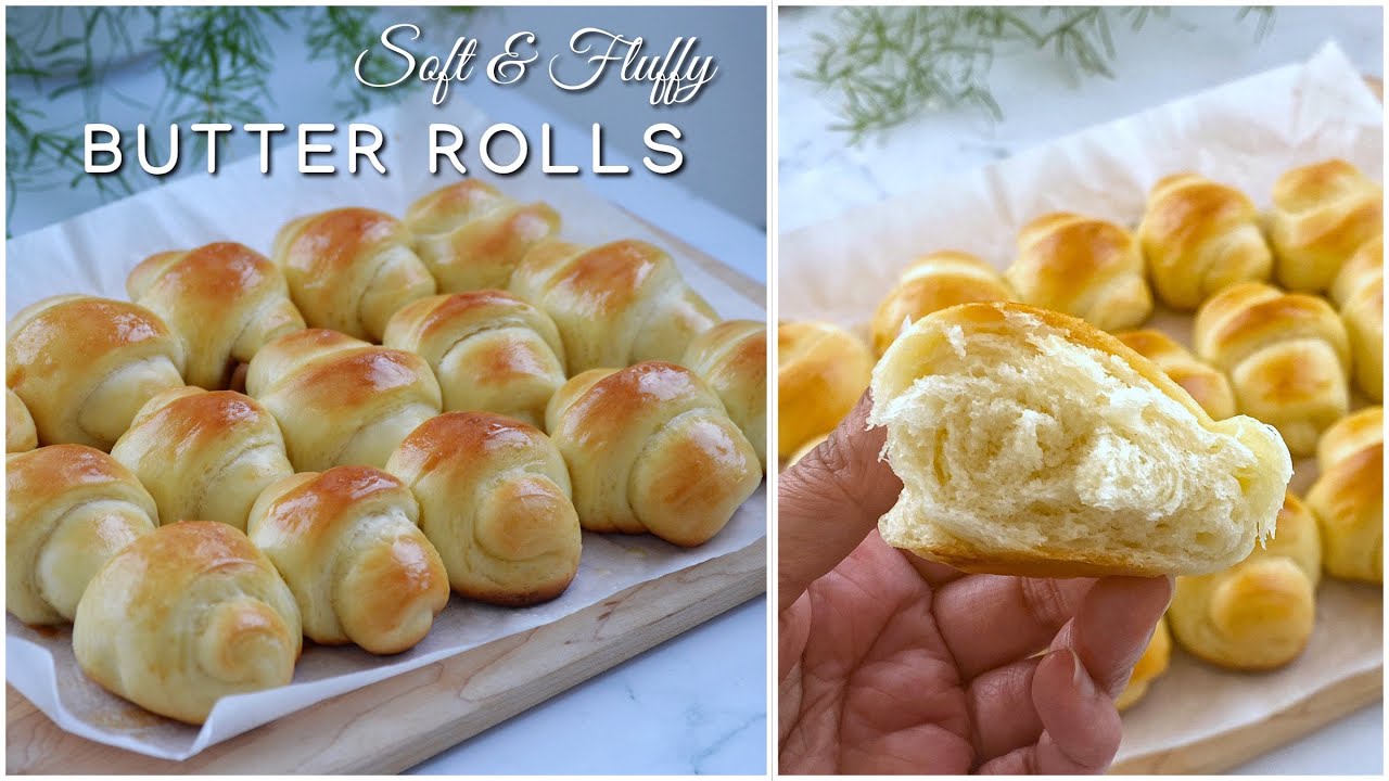 Soft & Fluffy BUTTER ROLLS