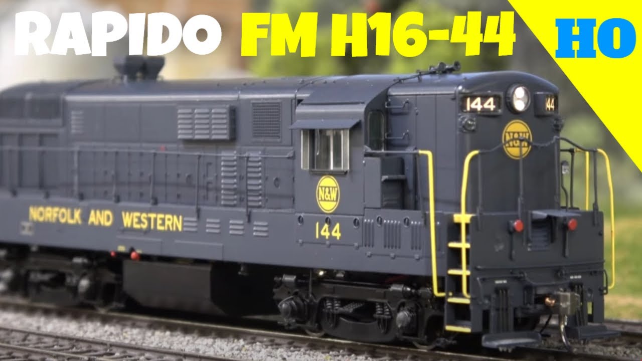 Rapido HO Scale H16-44 Fairbanks-Morse | ESU LokSound, LEDs, MoPower, Ultra Detail! 2025 Model Train