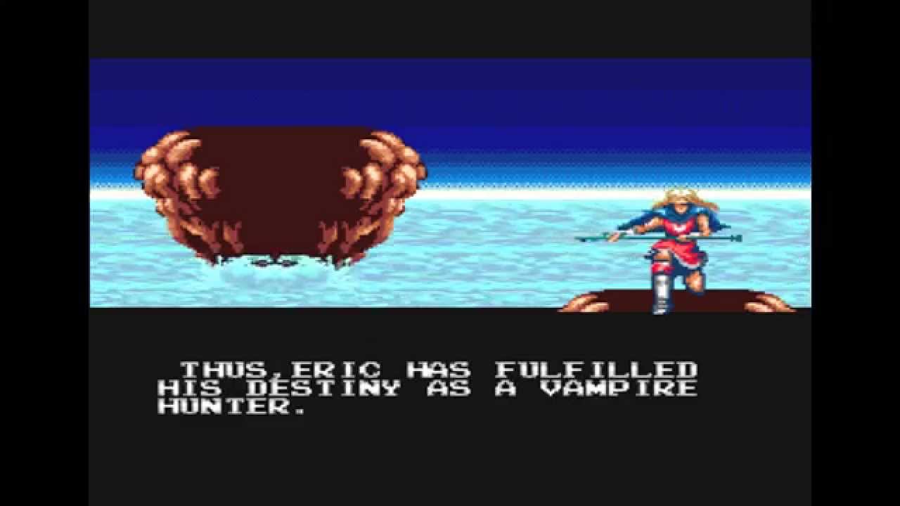 Vampire Killer (Sega Mega Drive) - (All Endings)