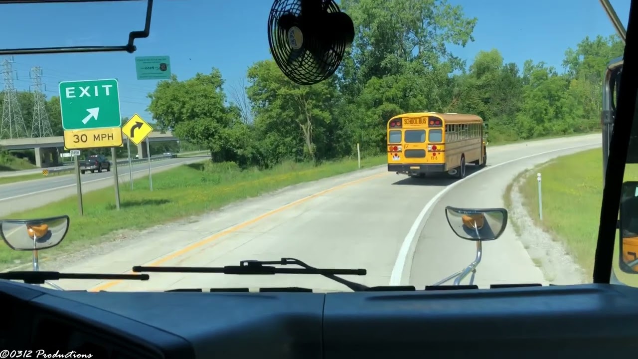 A Summer Ride on the Interstate in A 2015 IC CE School Bus W/ Cummins ISB