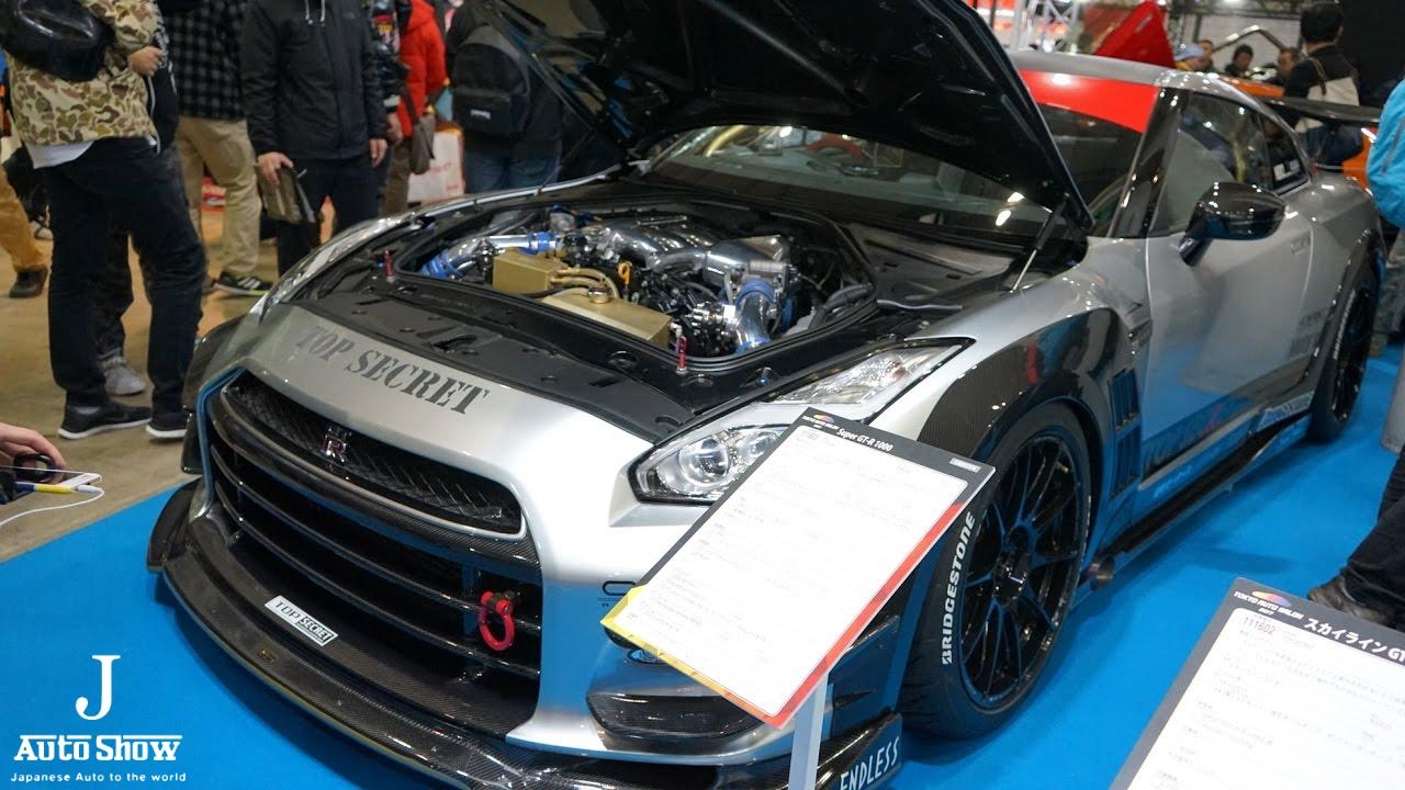 (HD)NISSAN SUPER GT-R 100 tuned نيسان جي تي - ار 日産GT-R R35・フルチューン - 東京オートサロン2017