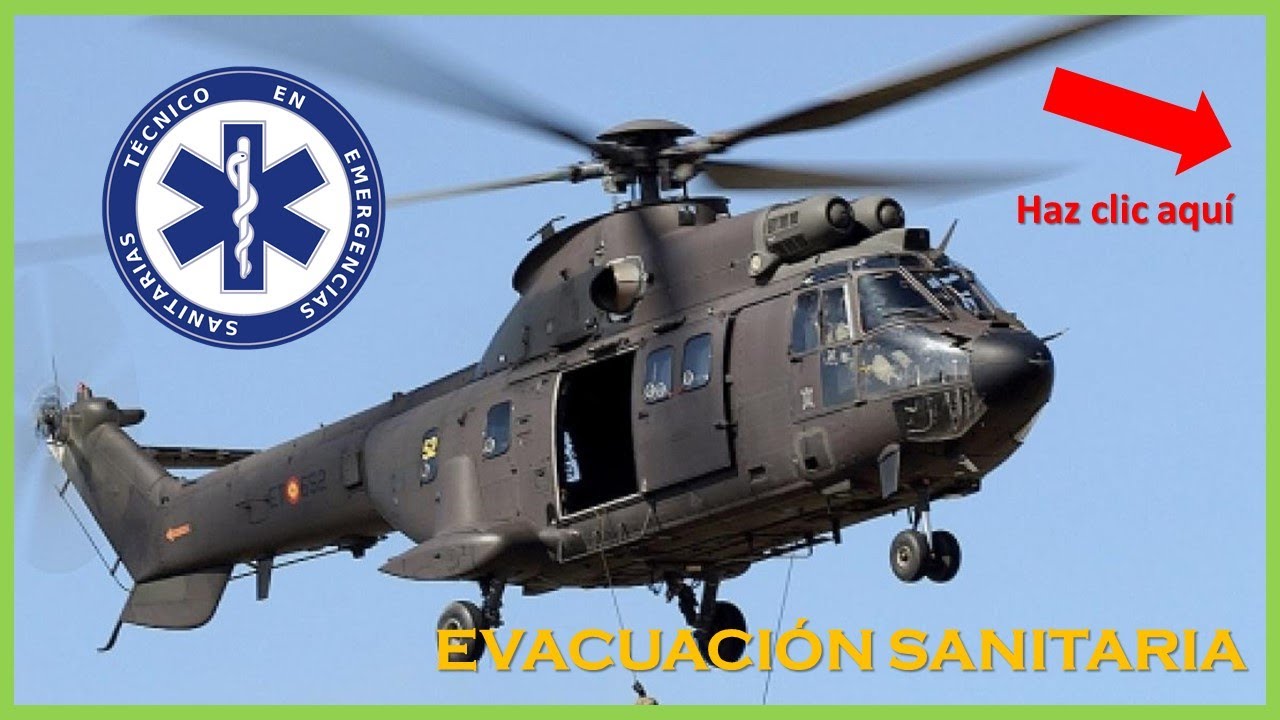 🚁EVACUACIÓN🚁 AEROMÉDICA🩺💉 HELICÓPTERO