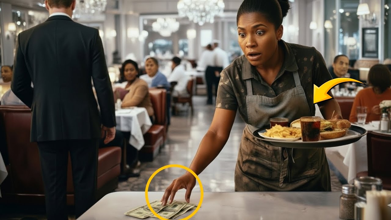 $1,000 Left Behind by a Billionaire — Black Waitress Chose Integrity Over Survival | African Ashes