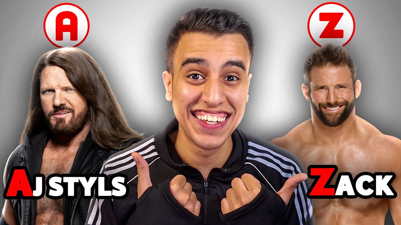 رويال رامبل لكن اقوى مصارع من كل حرف من A الى Z 🤯🔥