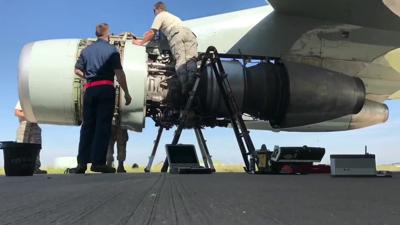 USAF TDY engine change TF-33