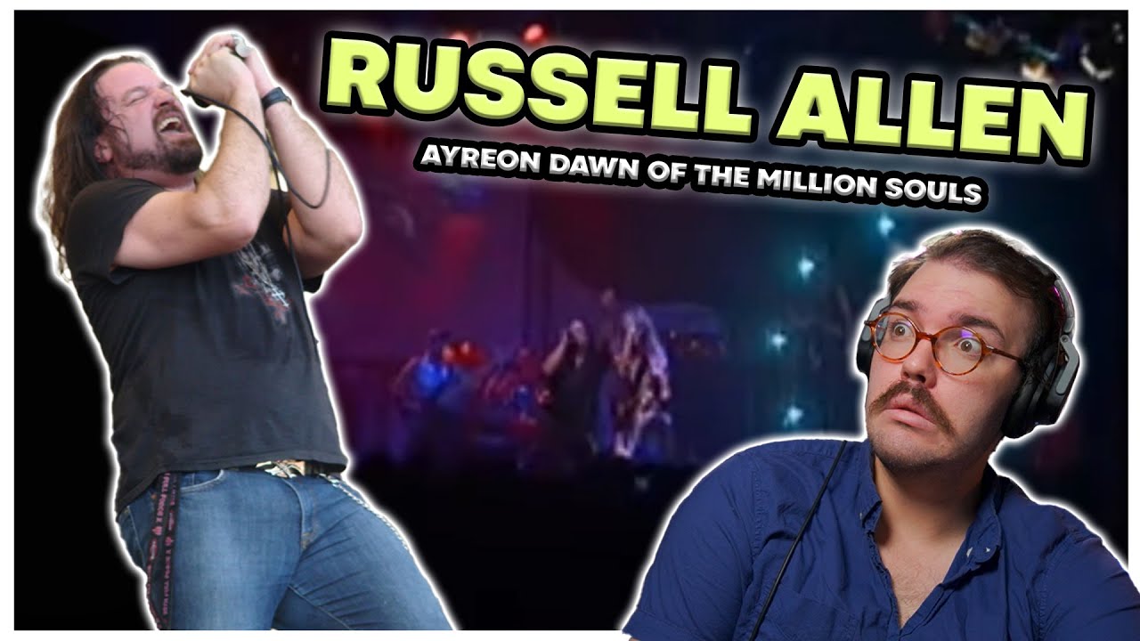 Ayreon Dawn Of The Million Souls Live в исполнении Рассела Аллена (реакция преподавателя вокала)