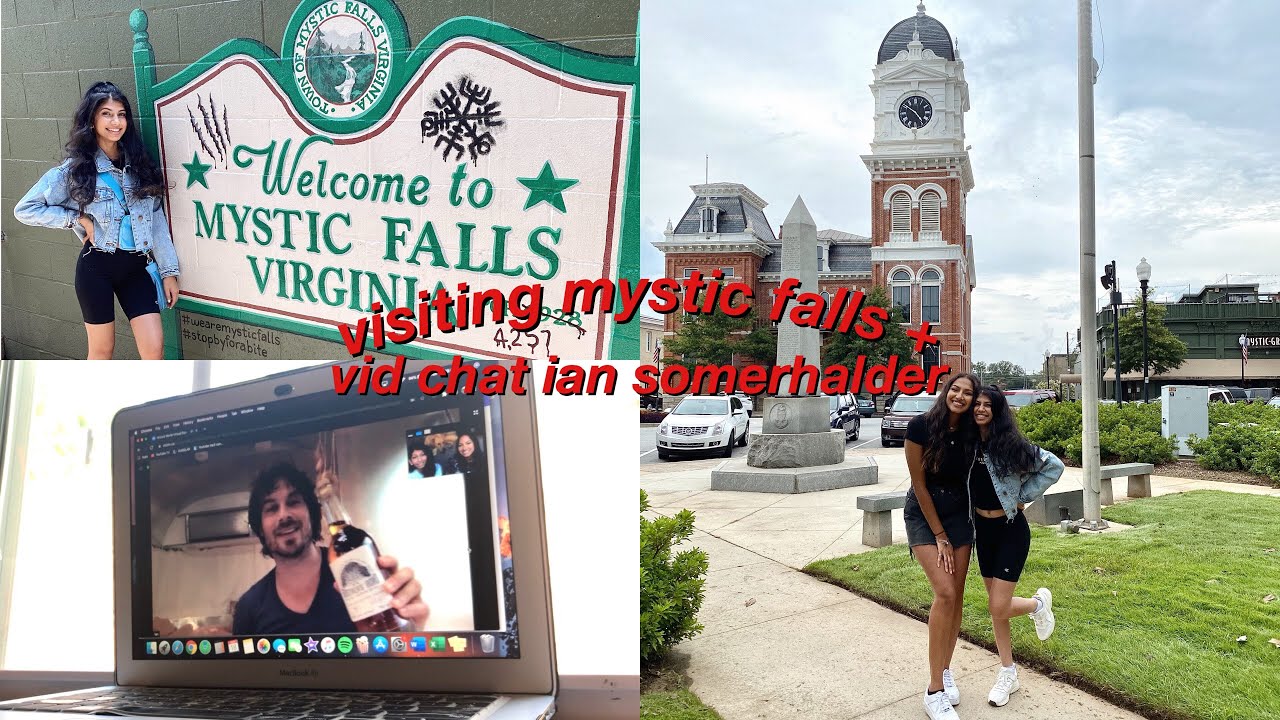 VLOG: visiting mystic falls + video chat w/ ian somerhalder
