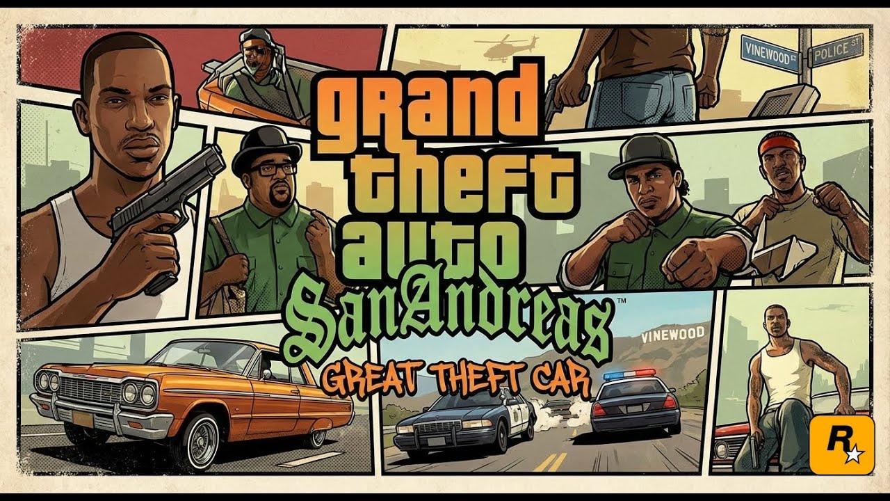 REALIZAMOS NECESARIAS e INNECESARIAS | GTA SAN ANDREAS - GREAT THEFT CAR