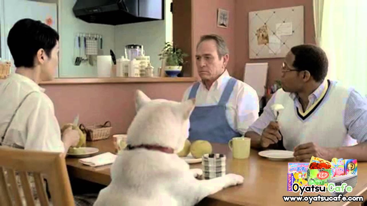 BOSS Coffee and Softbank commercial feat. Tommy Lee Jones - Japan - 2012 (www.oyatsucafe.com)
