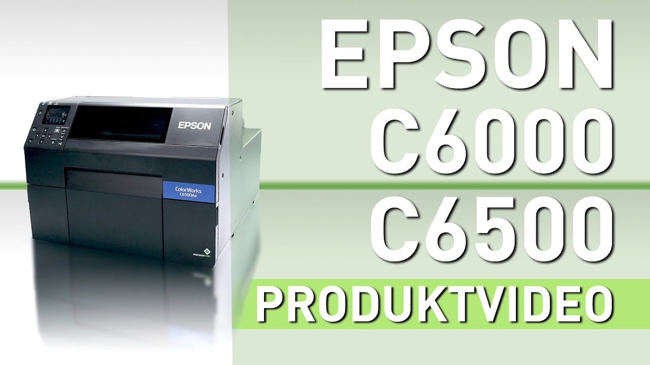 Epson ColorWorks C6000 Farbetikettendrucker | Güse Shop [Produktvideo]