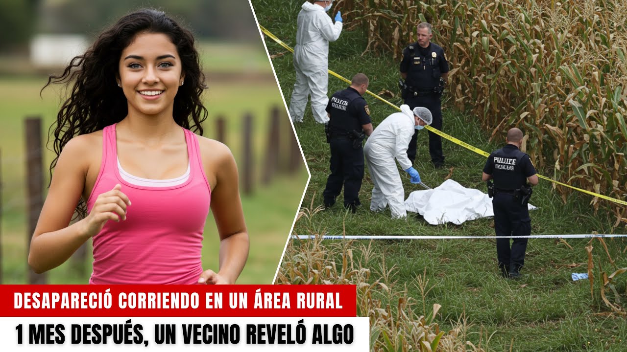 Estudiante desapareció en 2016 corriendo en un área rural - 1 mes después, un vecino reveló algo