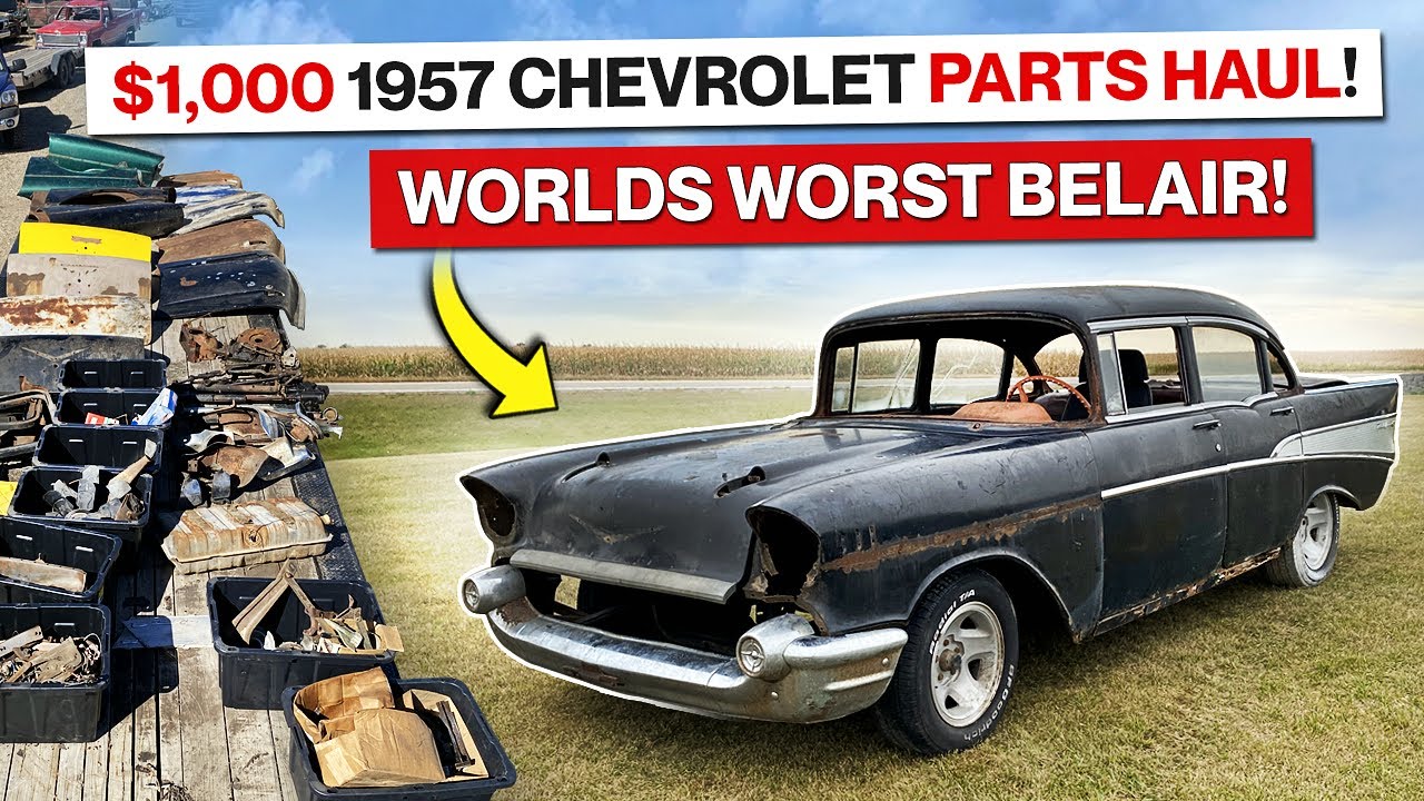 Facebook Marketplace's Cheapest 1957 Chevy BelAir! With a PILE of extra parts! Just How BAD Is It?!?