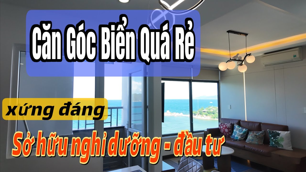 (1202)CĂN GÓC TRỰC DIỆN BÃI TẮM 2 PHÒNG NGỦ GIÁ RẺ NHẤT NHA TRANG VỚI NỘI THẤT SANG XỊN( Đã Bán)