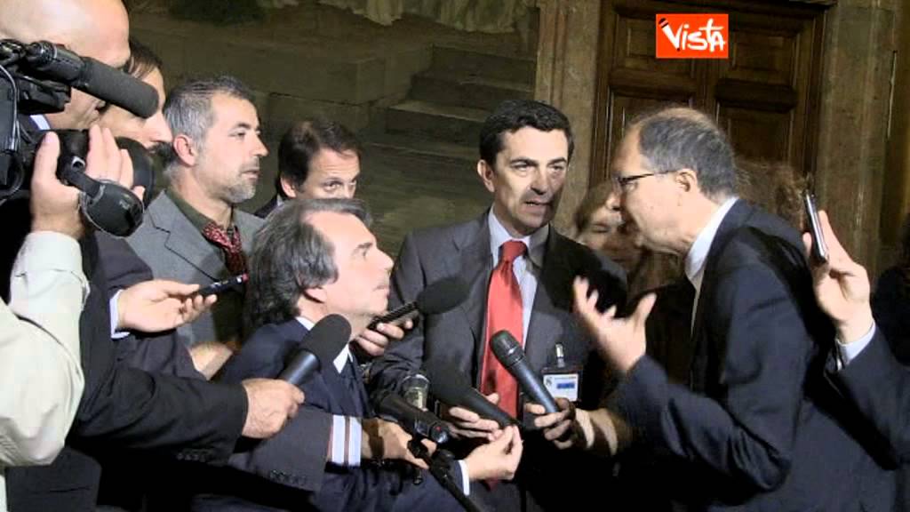 02 10 13 BRUNETTA LITIGA CON GIORNALISTA NON CONOSCO IL SUO GIORNALE ARRIVEDERCI g00 32