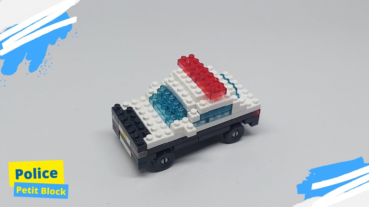 Police Petit Block | Vehicle #build #block #brick #lego #toys Technic