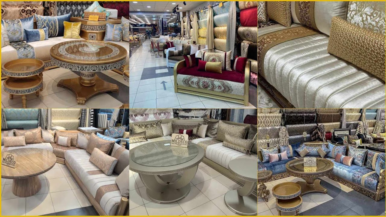 آخر مكين في الصالونات المغربية _بروكسل|salon marocain moderne chez #MILDECO#BRUXELLES#RUE DE BRABANT