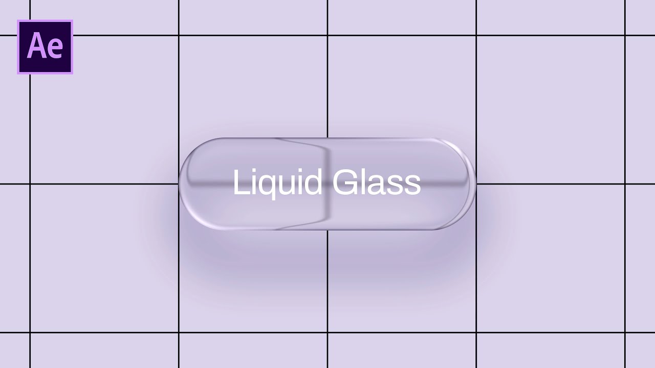 How to Create Apple Liquid Glass UI in After Effects | Apple Liquid Glass | Full Tutorial