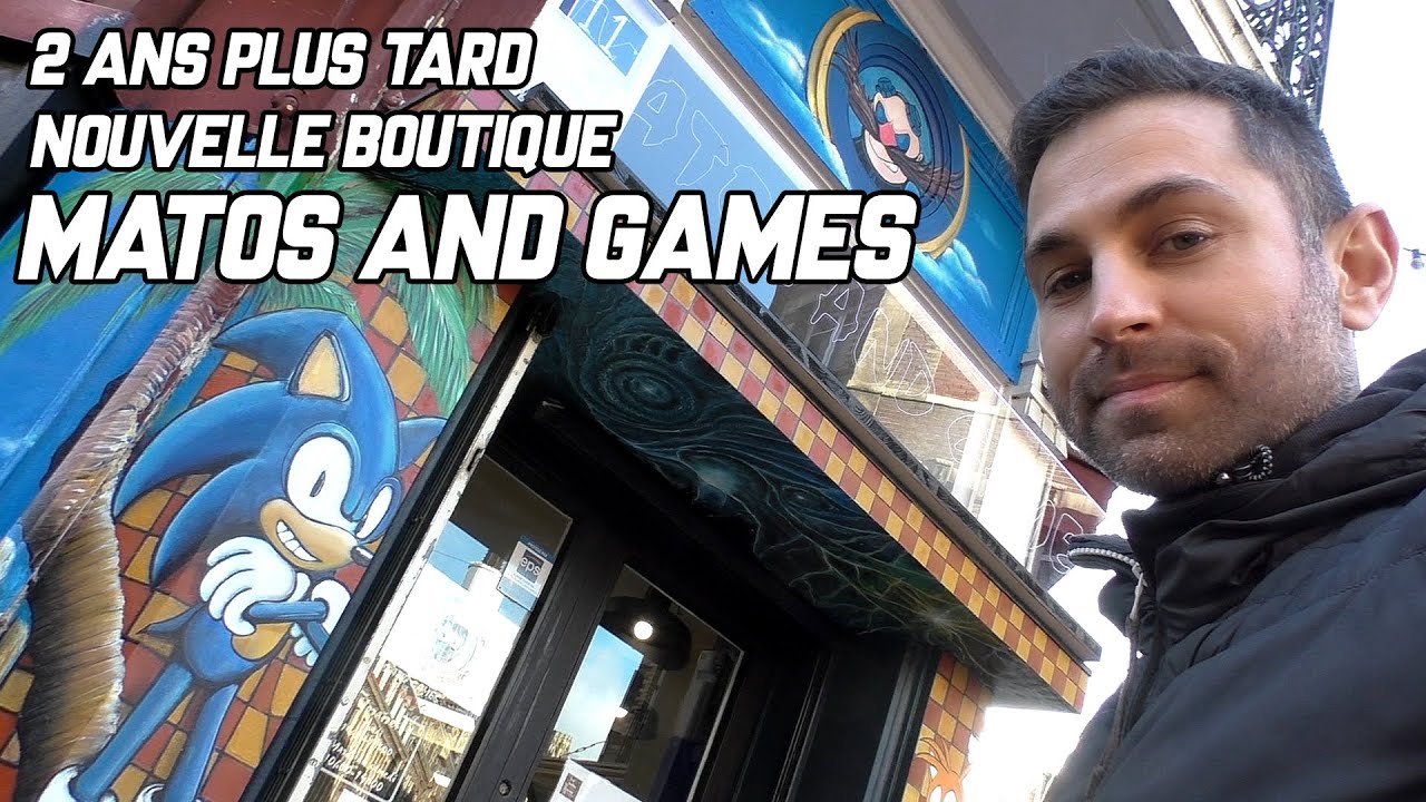 BOUTIQUE MATOS AND GAMES, 2 ans plus tard, nouvelle boutique !