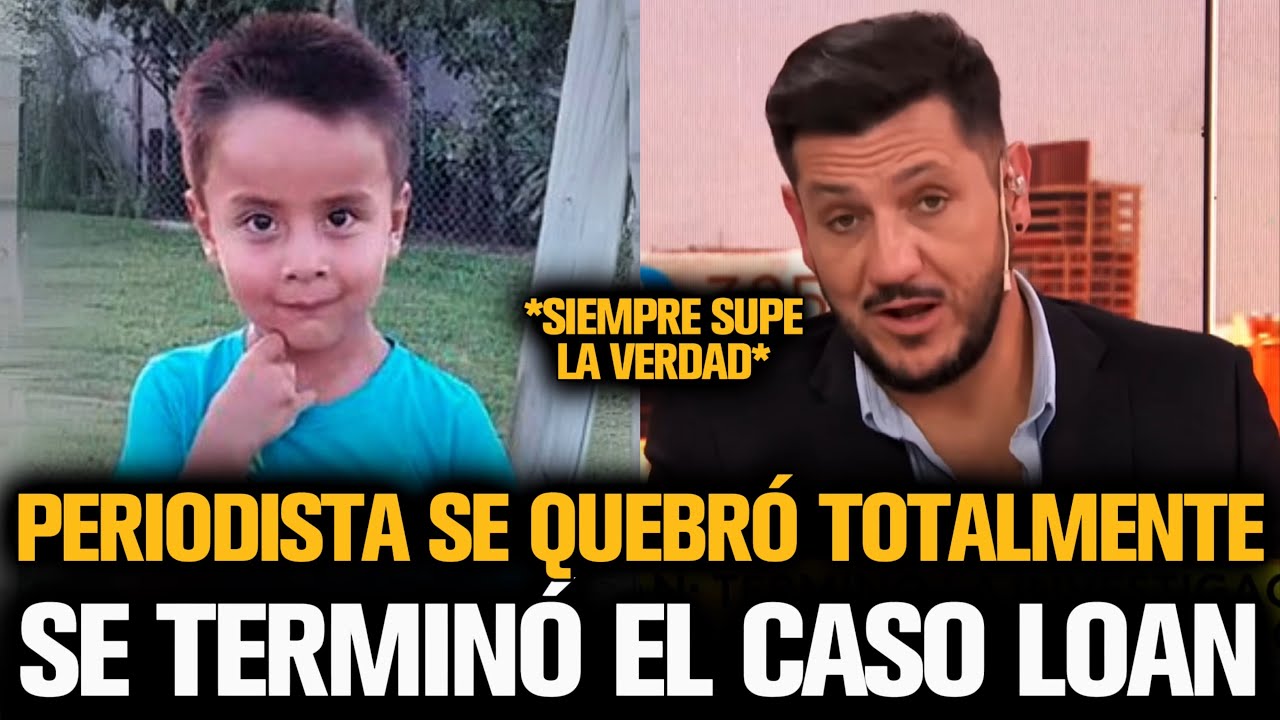 PERIODISTA SE QUEBRÓ TOTALMENTE POR EL FIN DEL CASO LOAN CON SU FAMILIA