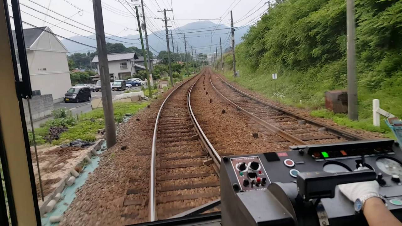 Riding the tramway in Hiroshima, Japan