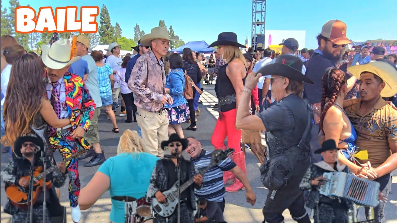 BAILE EN PARAMOUNT SWAP MEET NORTEN̈O la pulga 4k 2025 💃🕺🎸🎼🇲🇽